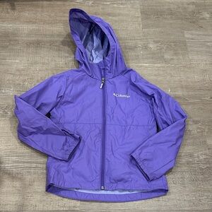Columbia Kids Raincoat in Vibrant Purple